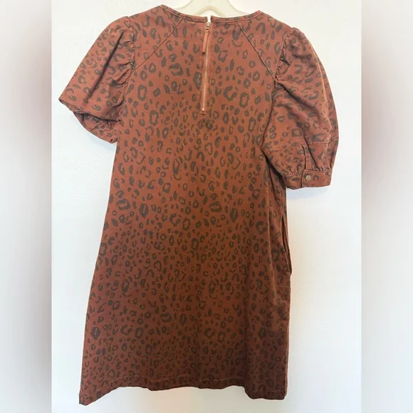 Universal Thread Brown Leopard Print Mini Dress - Picture 2 of 5